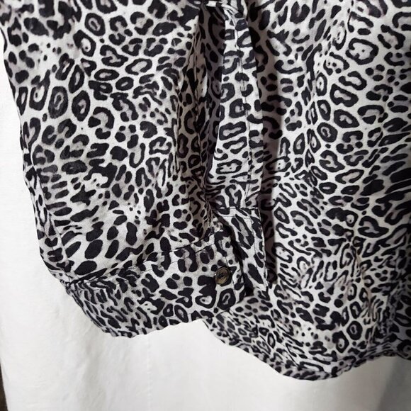 JONES New York Animal Print Women's Blouse, Size L - Picture 9 of 10